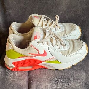 Nike Women's Air Max Sneakers - White, Pink, Lime